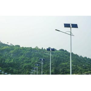 Solar Street Lights on Guangqian Road, Yantai, Shandong Province