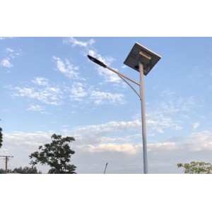 Solar street lights on Renmin Road, Xingyi City, Qianxinan Prefecture, Guizhou Province