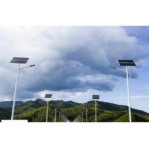 Solar street lights, Wanhua Road, Baoding City, Hebei Province