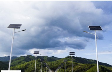 Solar street lights, Wanhua Road, Baoding City, Hebei Province